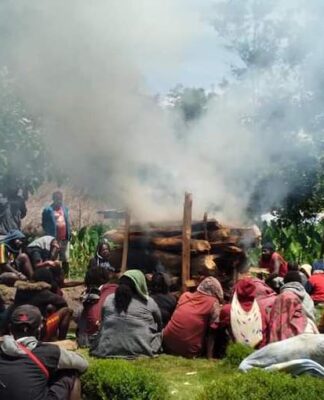 The cremation of Mispo Gwijangge
