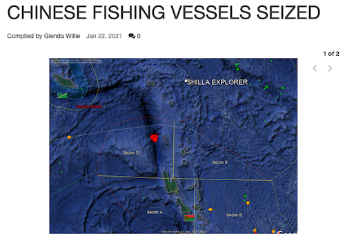 Chinese boats seized VDP