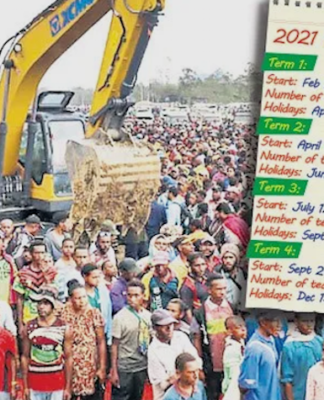 Crowd at Jiwaka