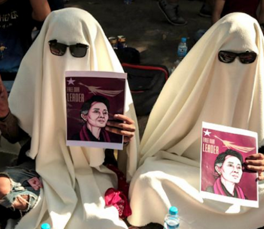 Ghost demonstrators
