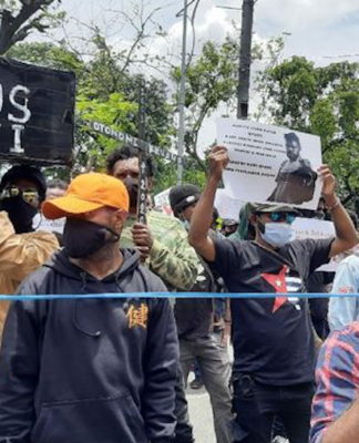 Papuan students protest