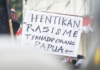 Papuan protest Medan