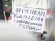 Papuan protest Medan