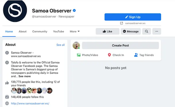 Samoa Observer FB