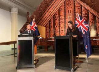 PMs Mark Brown & Jacinda Ardern