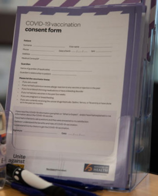 NZ covid consent form