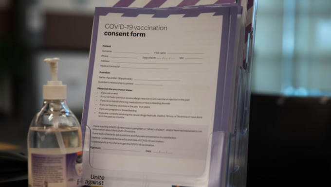 NZ covid consent form