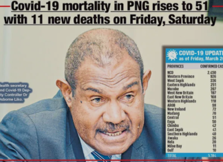 PNG Covid-19 Deputy Controller Dr Osborne Liko