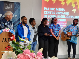 Papuan students farewell Dr David Robie