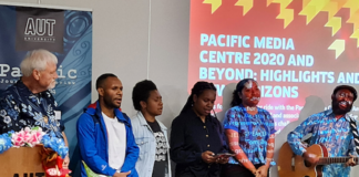 Papuan students farewell Dr David Robie