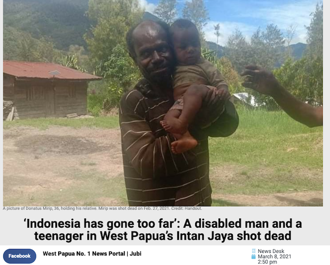 West Papua Daily headline 080321