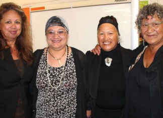 Miriama Rauhihi Ness (second from right)