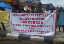 Sorong protest 290321