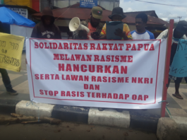 Sorong protest 290321