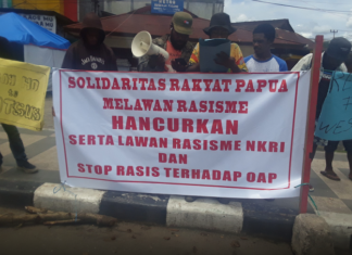 Sorong protest 290321