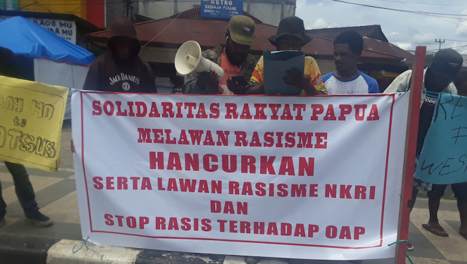 Sorong protest 290321