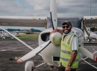 Papuan pilot Nickson Stevi Yikwa