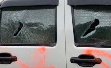 Attack on Victor Mambor's car
