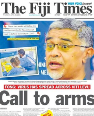 Fiji's health "call to arms" 290421