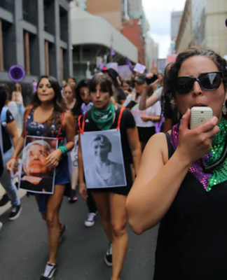 The March 4, 2021, gender justice rally, Australia