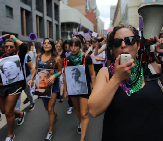 The March 4, 2021, gender justice rally, Australia