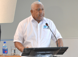 Fiji Prime Minister Voreqe Bainimarama