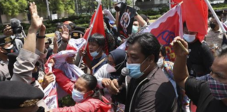 Protesters at ASEAN