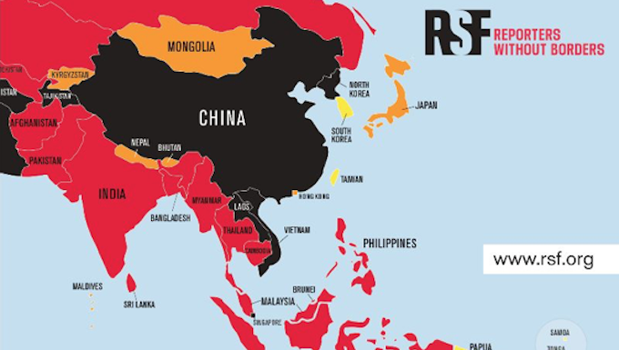 Asia Pacific RSF Index 2021