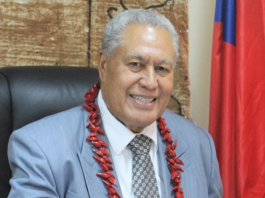 Samoa's Head of State Tuimalealiifano Vaaletoa Sualauvi II