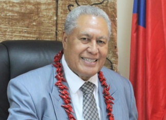 Samoa's Head of State Tuimalealiifano Vaaletoa Sualauvi II