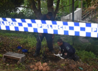 Policed bomb disposal unit in Honiara