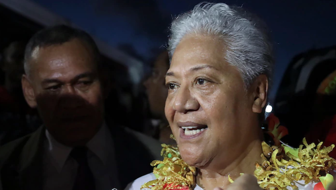 Prime Minister-elect Fiame Naomi Mata'afa 260521