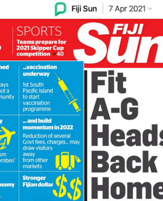 Weak link headline in Fiji in the Sun