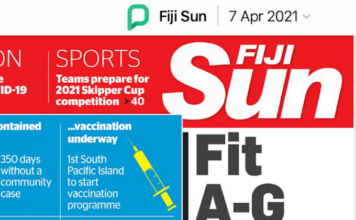 Weak link headline in Fiji in the Sun