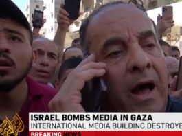 Israel bombs media tower