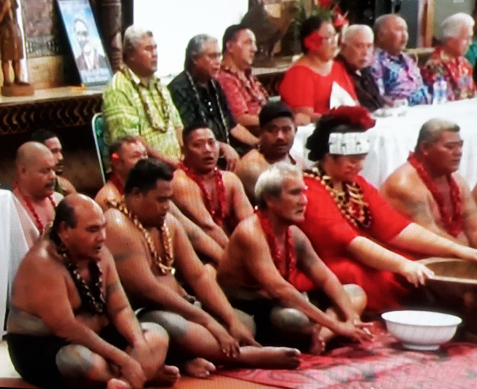 A FAST "thank you" ceremony in Apia 