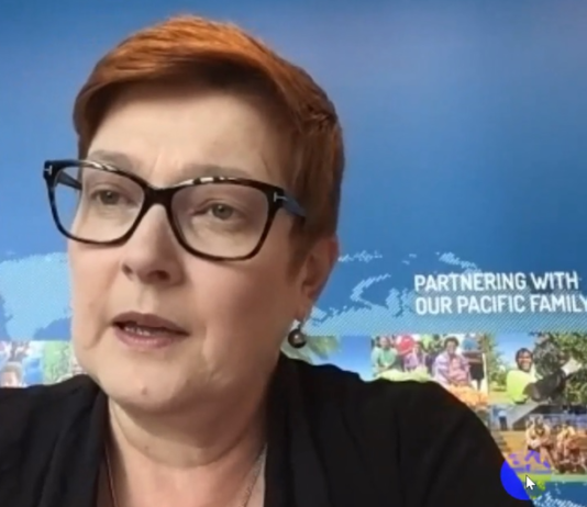 Australian Foreign Affars Minister Marise Payne