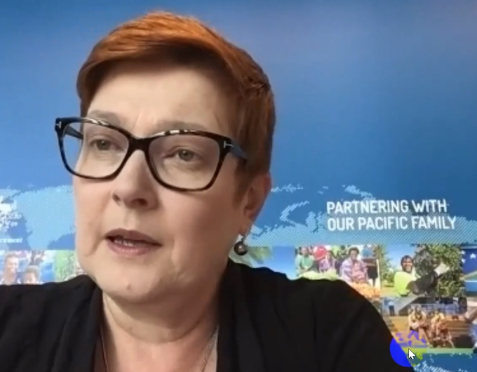 Australian Foreign Affars Minister Marise Payne