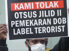 No to Special Autonomy placard