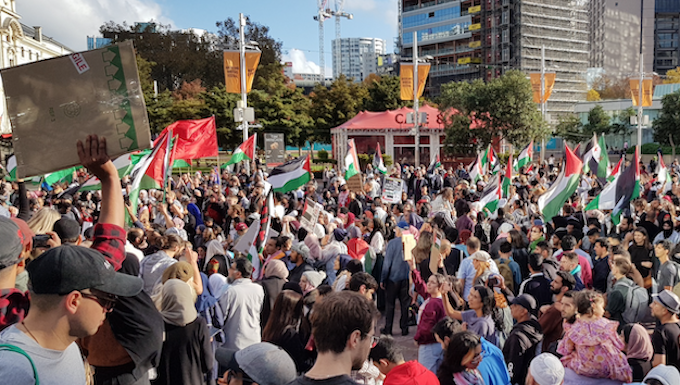 NZ protest for Palestine