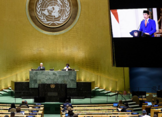 President Joko “Jokowi” Widodo addressing UN