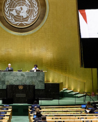 President Joko “Jokowi” Widodo addressing UN