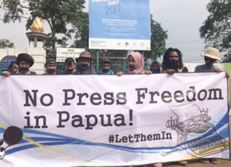 Papua media freedom