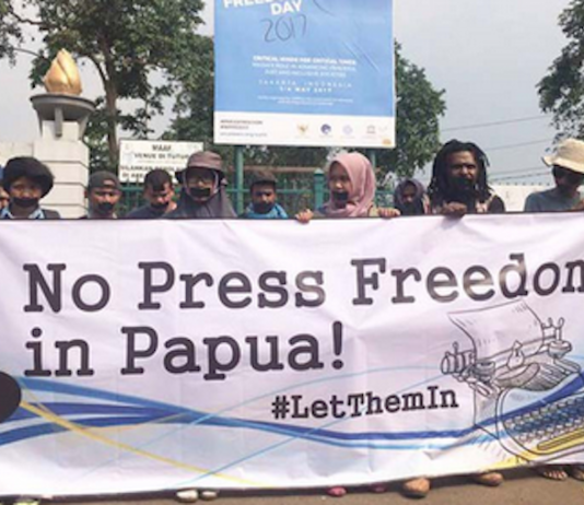 Papua media freedom
