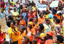 PNG protest over violence against women