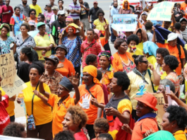 PNG protest over violence against women