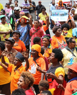 Prosecuting gender violence culprits still a problem, Parkop tells women PNG protest over violence against women