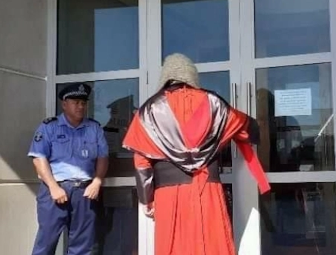 Samoa's Chief Justice Satiu Simativa Perese - locked door 680wide Samoa's Chief Justice Satiu Simativa Perese - locked door