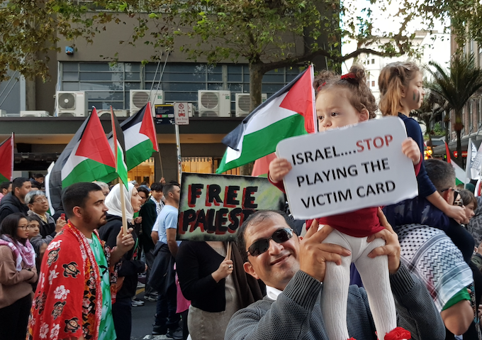 "Israel ... stop playing the victim card"