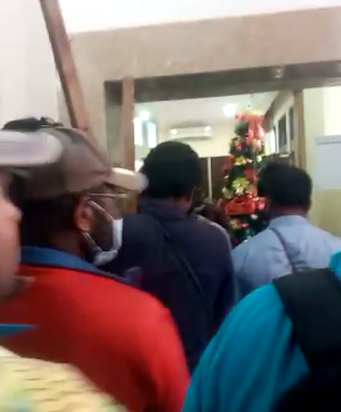 Papuan protesters at Papua govt office